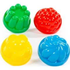 Polesie Dekoratif Kum Kalıpları 4 Adet 0781