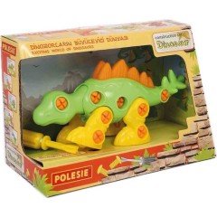 Yapı Seti Dinozor Stegosaurus 30 Element Kutuda