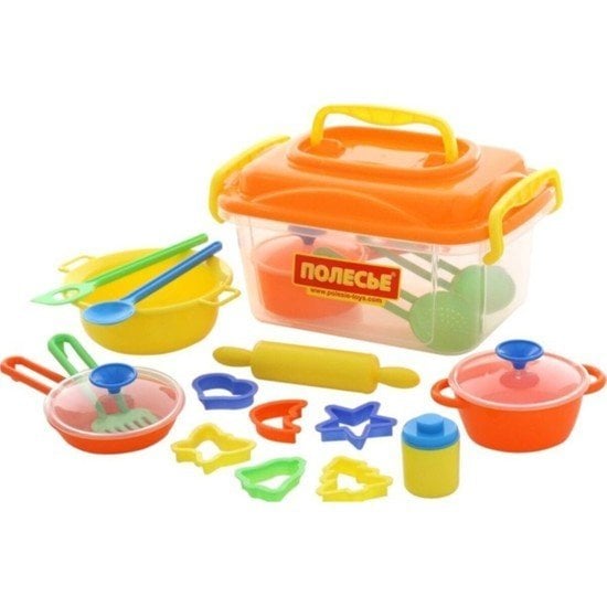 Set Çocuk Yemek Takımı 20 Element Kovada