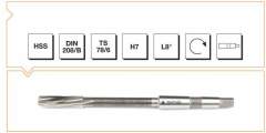 18 mm mors konik saplı mak.raybası MTE