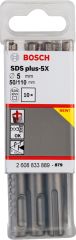 Bosch - SDS-Plus-5X Serisi Kırıcı Delici Matkap Ucu 5*110 mm 10'lu