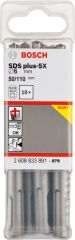Bosch - SDS-Plus-5X Serisi Kırıcı Delici Matkap Ucu 6*110 mm 10'lu
