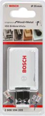 Bosch - Yeni Progressor Serisi Ahşap ve Metal için Delik Açma Testeresi (Panç) 35 mm