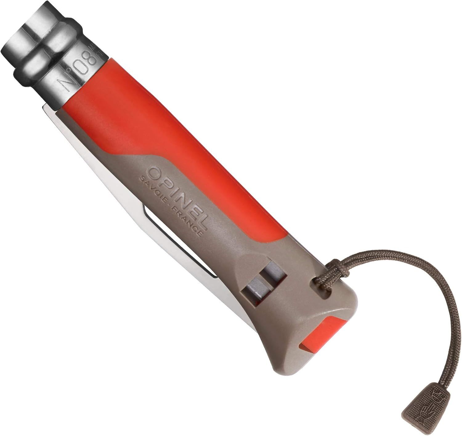 Opinel Inox No 08 Paslanmaz Çelik Çakı (Kırmızı)