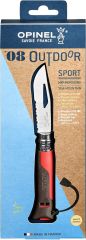 Opinel Inox No 08 Paslanmaz Çelik Çakı (Kırmızı)