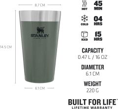Stanley Adventure Vakumlu Soğuk İçecek Bardağı 0.47 Lt 10-02282-057