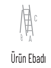 Saraylı Pratik Metal 3'lü Siyah Merdiven Hardy