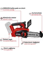 Einhell Fortexxa 18/20 TH Aküsüz Ağaç Kesme Makinesi (Akü ve şarj cihazı dahil değildir)