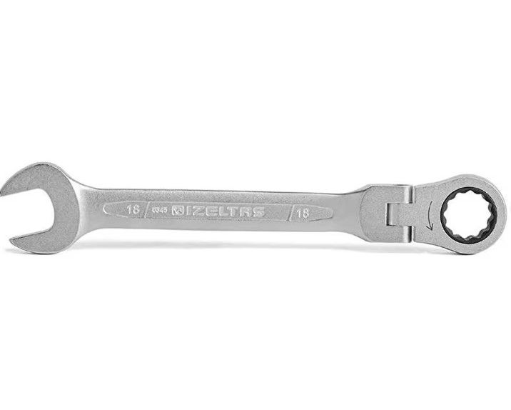 İzeltaş 0345 19 mm Mafsallı Kombine Cırcır Anahtar