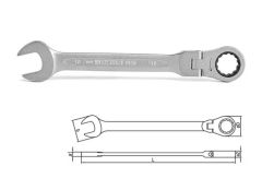 İzeltaş 0345 19 mm Mafsallı Kombine Cırcır Anahtar