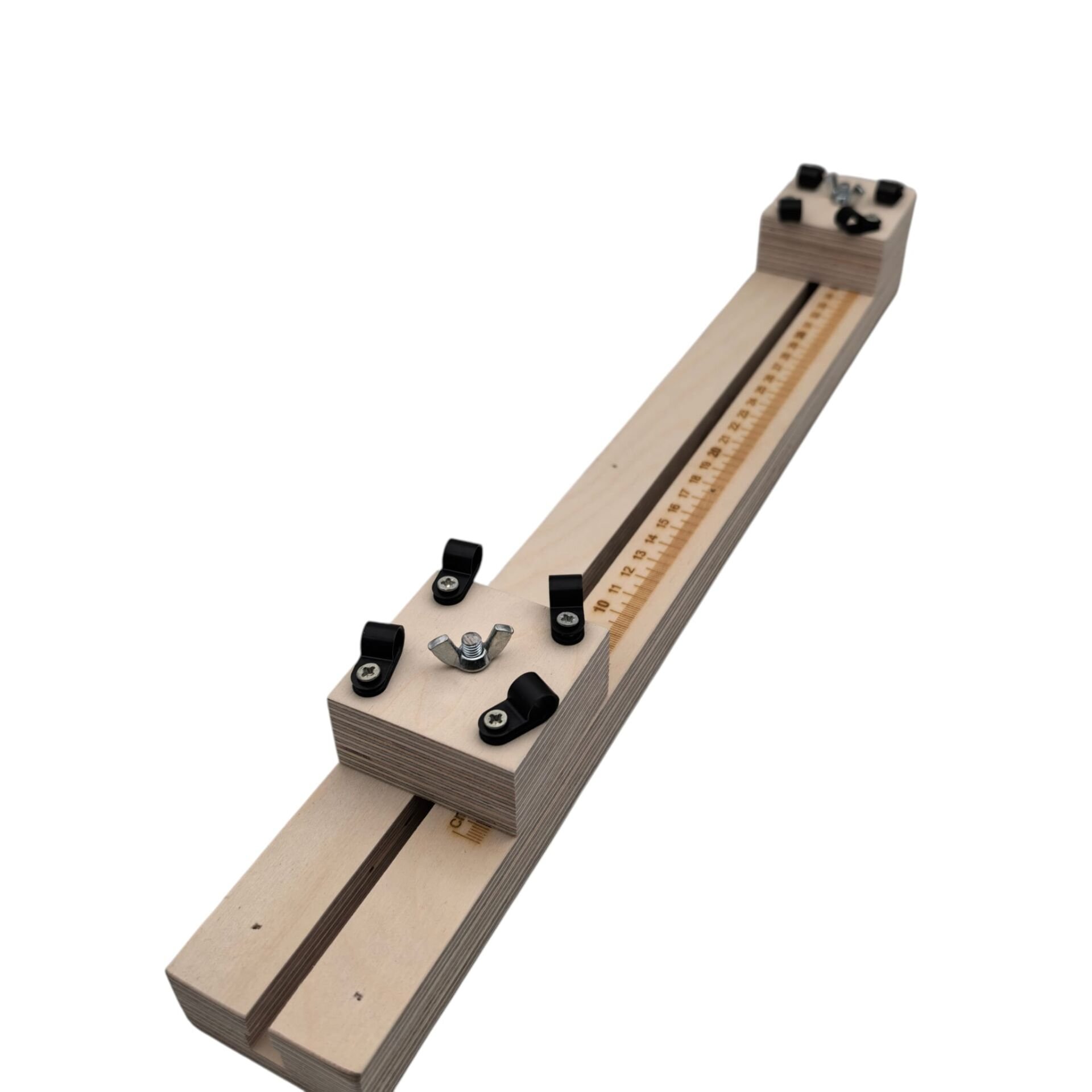 Huş Ağacı Paracord Bileklik ve Tasma Örme Tahtası – Profesyonel Jig