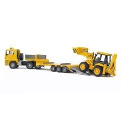 Bruder Man Tır Ve Jcb 4Cx Kepçeli Ekskavatör (BR02776)