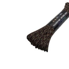 Polyester Paracord İp 660 Lb 4 mm Bordo Bej Desen 30 Metre