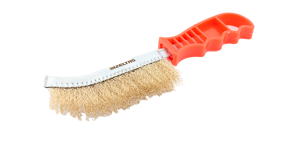 İzeltaş 07416 50 001 Kıvrık Uçlu Fırça Plastik Saplı