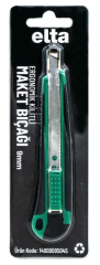 Elta Ergonomik Kilitli Dar Maket Bıçağı 9 mm 14000 005045