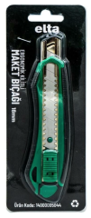 Elta Ergonomik Kilitli Geniş Maket Bıçağı 18 mm