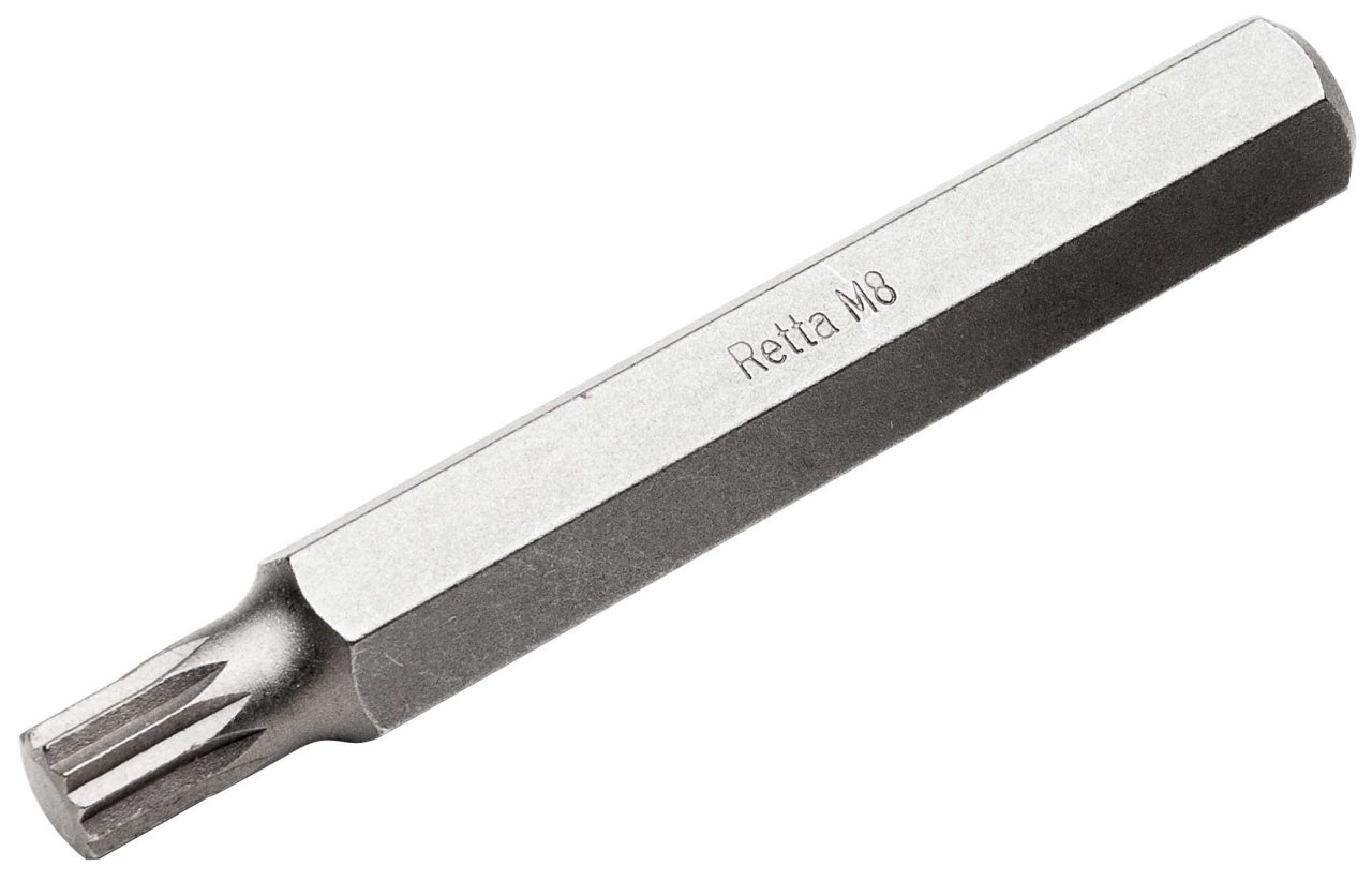RETTA TORX BİTS UÇ M8X75MM 12 KÖŞE 10MM RBT7508